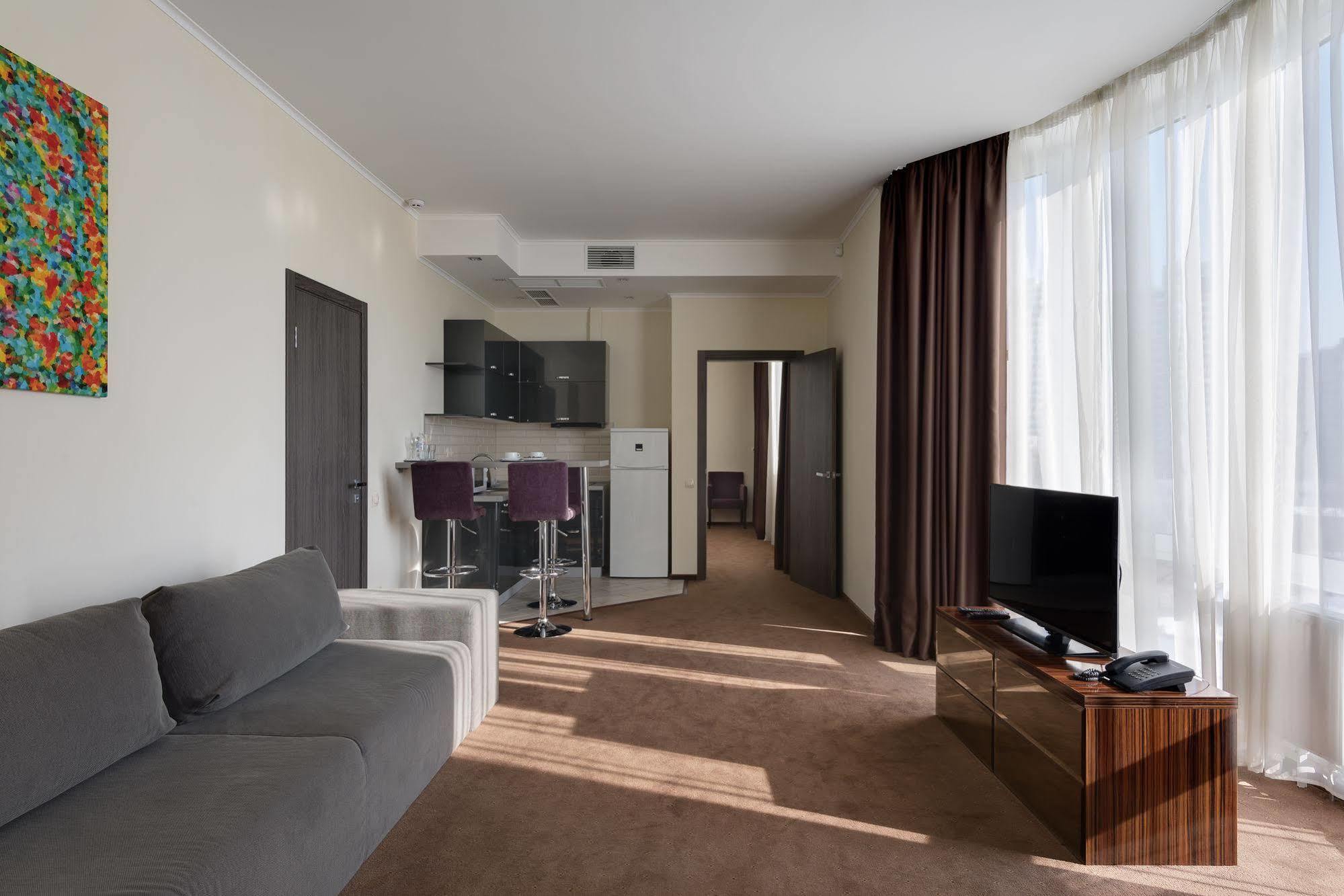 Twin Apart Hotel Kiew Exterior foto